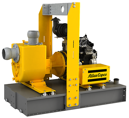 Дизельная мотопомпа PAS 6 WDM A250/ W250 Дизельная мотопомпа Atlas Copco PAS 6 WDM A250 и PAS 4 WDM W250